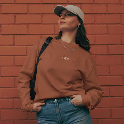 Premium heavyweight long sleeve shirt - Barista La Vista