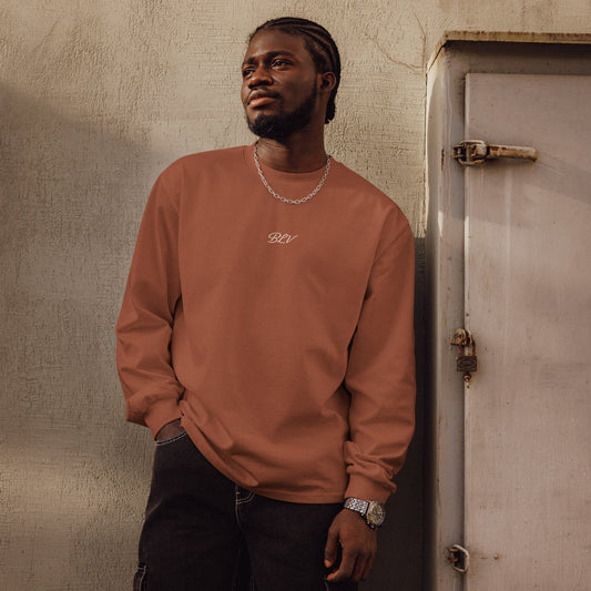 Premium heavyweight long sleeve shirt - Barista La Vista