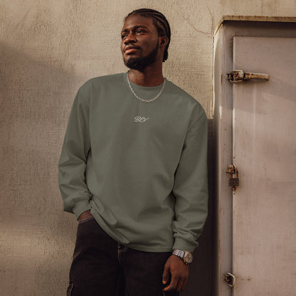 Premium heavyweight long sleeve shirt - Barista La Vista